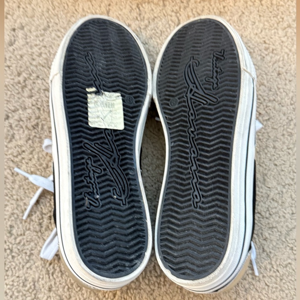 Vintage Havana Women’s Alive- Black Gold Multi Sneakers with Silver Star - Picture 8 of 9